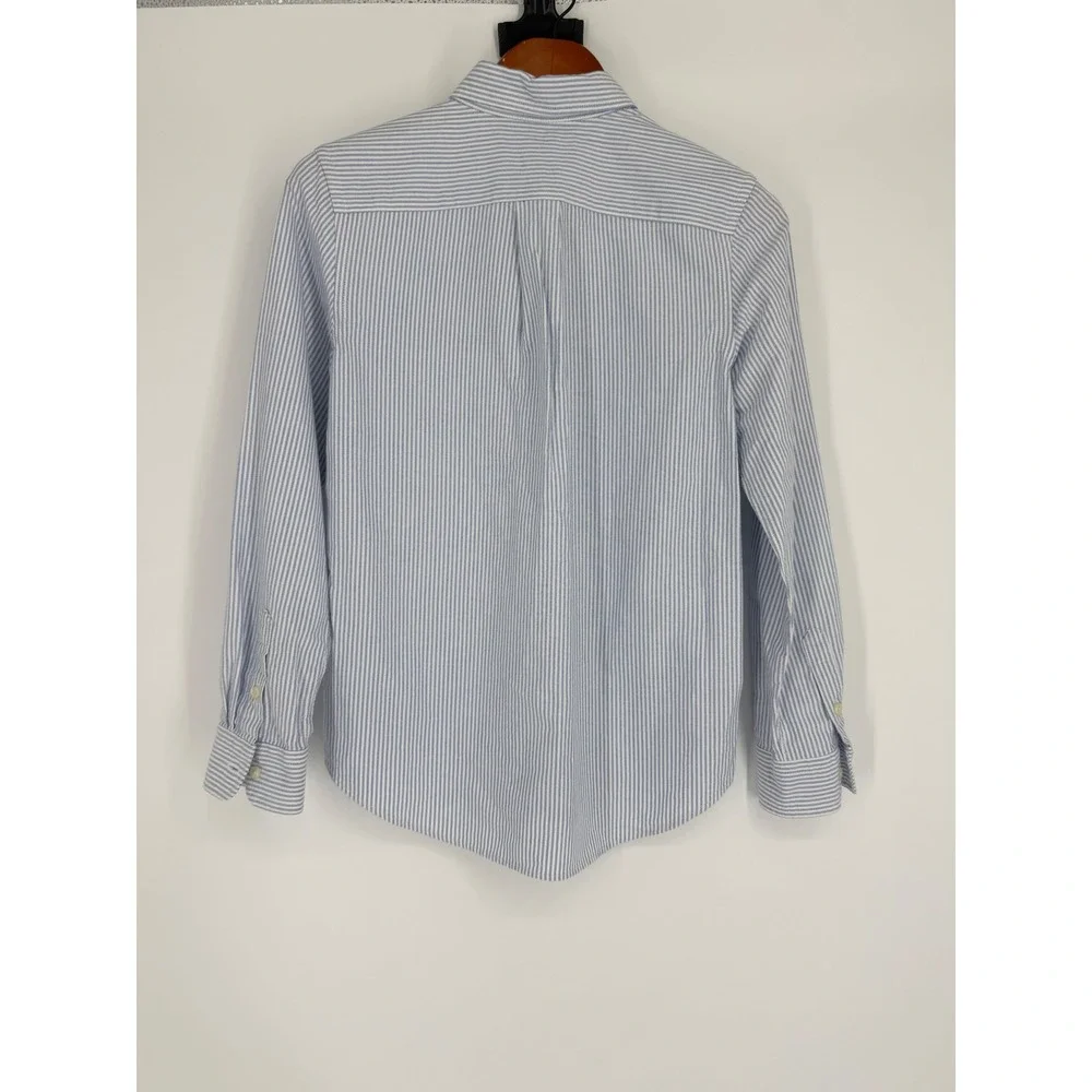 Ralph Lauren Boys Button Down Shirt Large Striped Oxford Preppy Classic